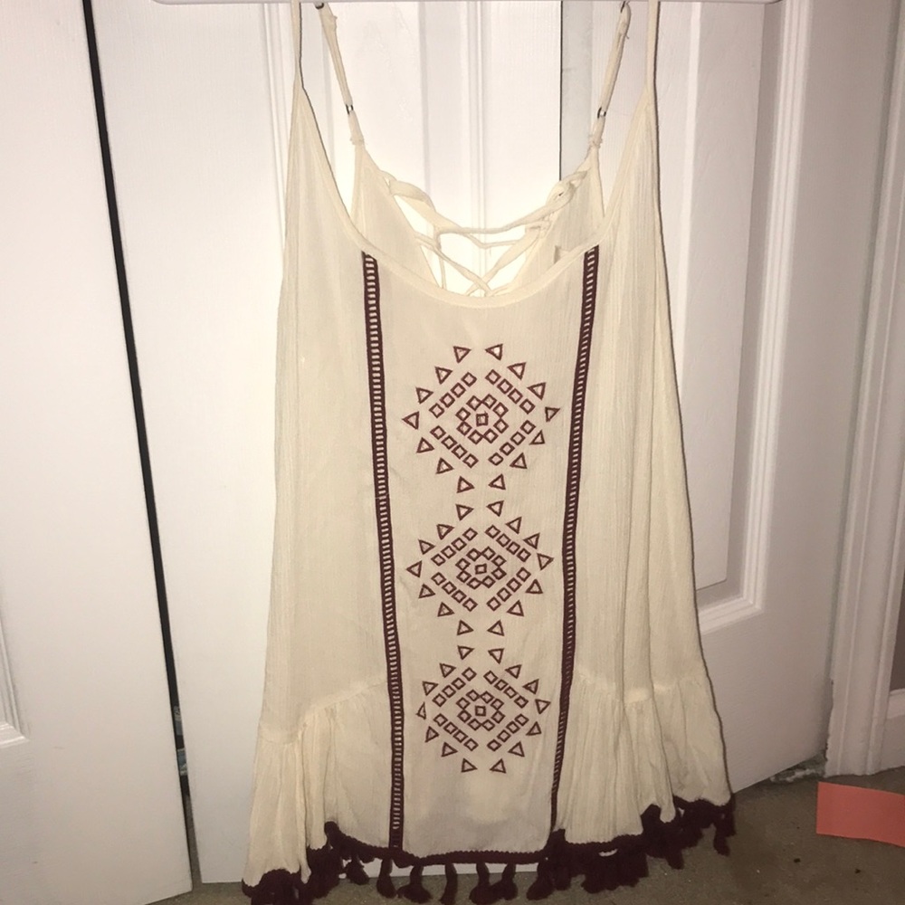 Altard State Tank with tassel detail
